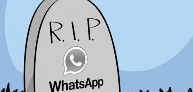 Usuarios reportan caída de WhatsApp