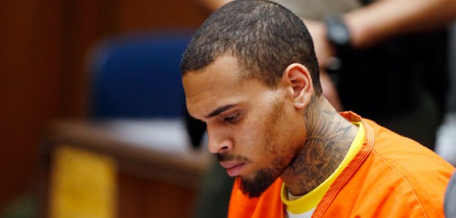 Chris Brown salió de prisión