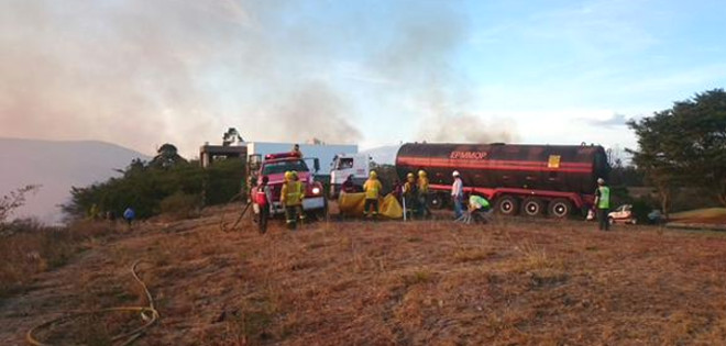 Incendio en Puembo cobró su tercera víctima mortal