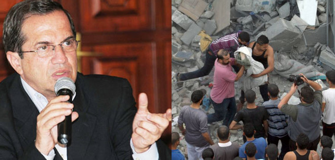 Ecuador pide acabar con la &quot;masacre&quot; en Gaza y abrirá embajada en Palestina