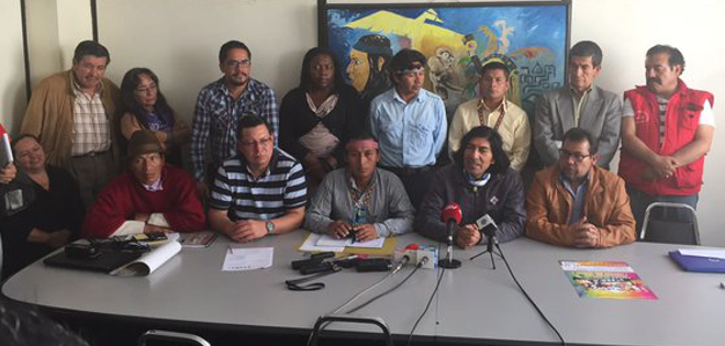 Organizaciones sociales anuncian paro nacional en diciembre