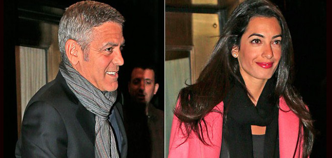 George Clooney se comprometió con Amal Alamuddin