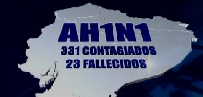 Salud reporta 331 casos de AH1N1 a nivel nacional