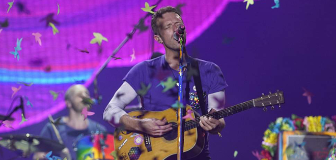 Coldplay brilló en Bogotá