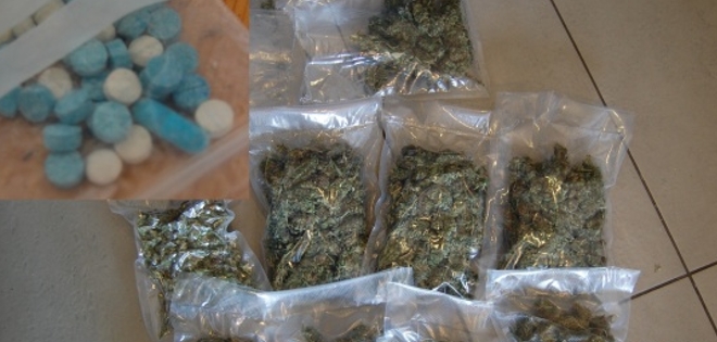 Delincuentes trataron de deshacerse de droga mediante un inodoro