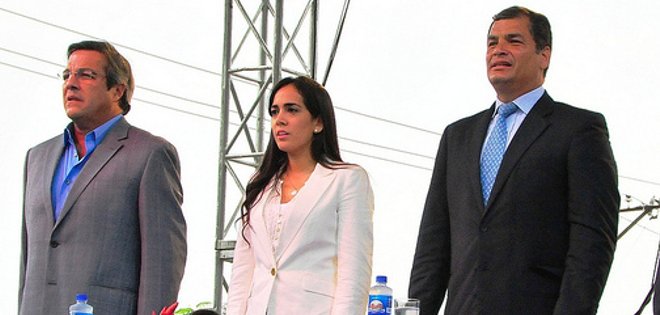Correa y Bonilla criticaron a Nebot durante inauguración de centro infantil