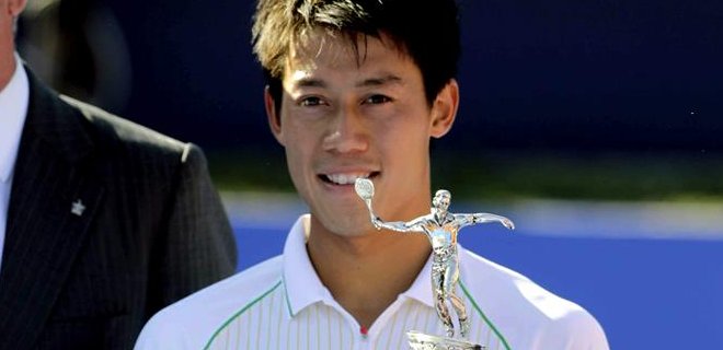 Nishikori, el primer asiático en ganar el Conde de Godó