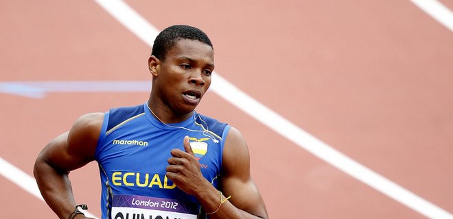 Álex Quiñónez gana medalla de oro en los 100 metros de los Bolivarianos