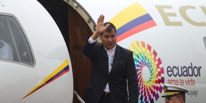 Correa viaja a Bruselas para situar a Celac como actor &quot;emblemático&quot;