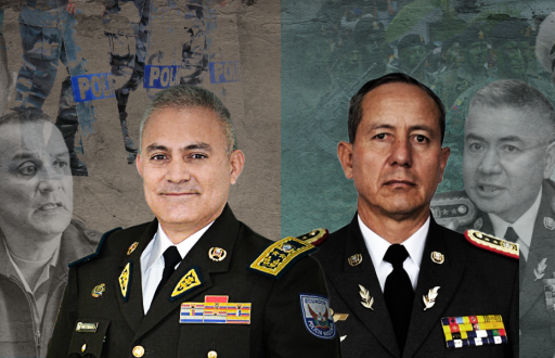 Fausto Salinas fue designado como comandante general de la Policía Nacional y Nelson Proaño como jefe del Comando Conjunto de las Fuerzas Armadas.