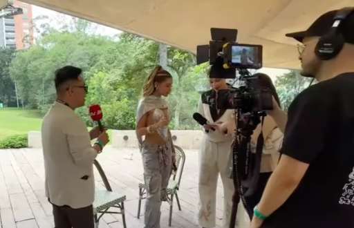 Leonardo Quezada junto a Andreina Bravo en una imagen de archivo.