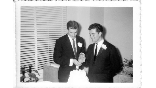 Las misteriosas fotos de una boda gay en EEUU en 1957