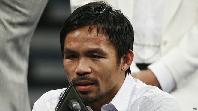 Demandan a Manny Pacquiao por "ocultar lesión en el hombro"