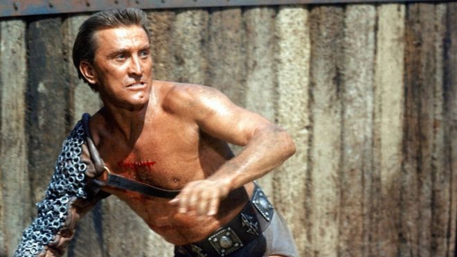 Kirk Douglas en la película