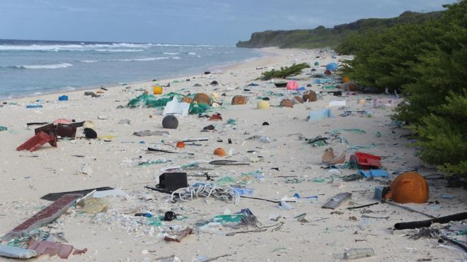 Por qué el lugar más contaminado del mundo es una isla deshabitada en el Pacífico Sur