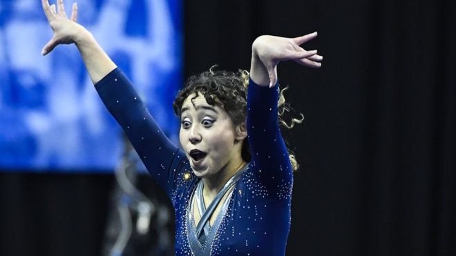 El fascinante ejercicio de Katelyn Ohashi con el que logró un 10 perfecto