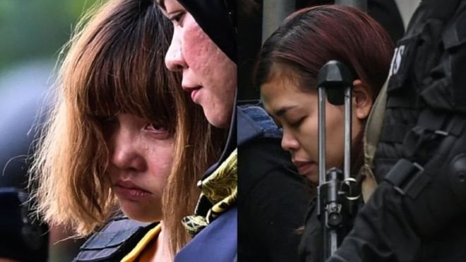 Las mujeres acusadas de matar al hermanastro del líder de Corea del Norte van a juicio