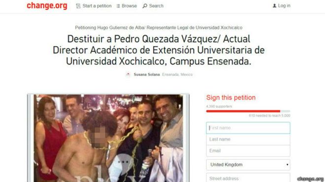 La foto de un indigente con una soga al cuello que indigna a México