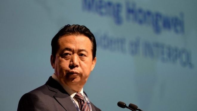 China confirma la detención del presidente de Interpol