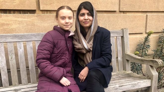 Malala: Greta Thunberg &quot;es la única amiga por la que faltaría a clases&quot;