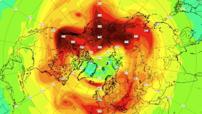 Cómo se cerró el agujero más grande detectado en la capa de ozono sobre el Polo Norte