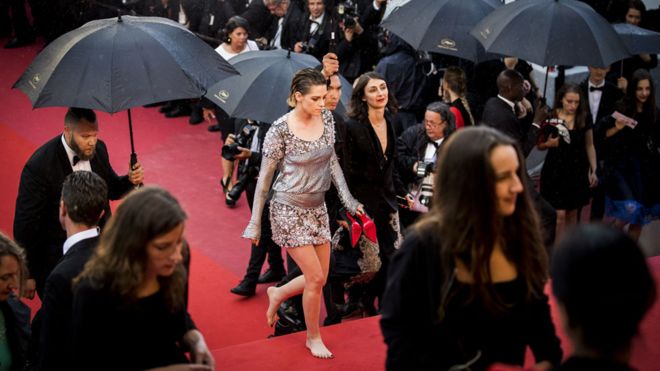 La comentada protesta de la actriz Kristen Stewart en Cannes