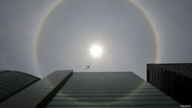 Por qué ocurre el halo solar que sorprendió a México