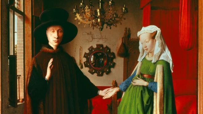 Los secretos detrás de la famosa pintura del matrimonio Arnolfini