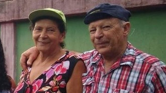 La pareja de ancianos escapó del tsunami de lodo en Brasil