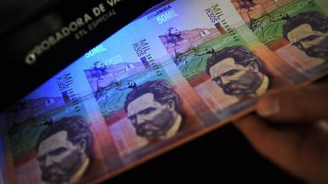 Por qué Colombia quiere quitar tres ceros a sus billetes