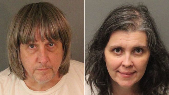 Detuvieron en California a una pareja por torturar a sus 13 hijos
