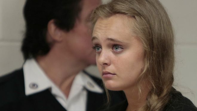 Michelle Carter, la joven estadounidense acusada de incitar a su novio al suicidio