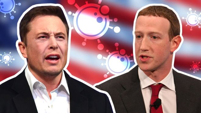 Musk vs. Zuckerberg: choque entre gigantes de la tecnología por la duración de la cuarentena