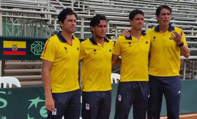 Definidos los partidos de la serie Ecuador - Barbados en Copa Davis