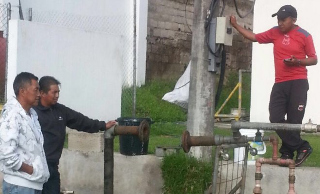 Deportivo Quito sin paga, ni agua