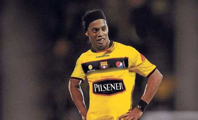 Ronaldinho llegará este jueves a Guayaquil