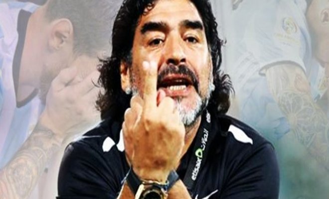 Se filtra un audio de Maradona enfurecido por perder la Copa América