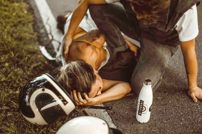 La influencer acusada de organizar su propio accidente