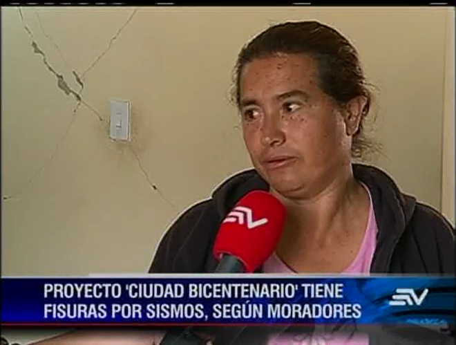 Sismo ocasionó fisuras en casas de “Ciudad Bicentenario”