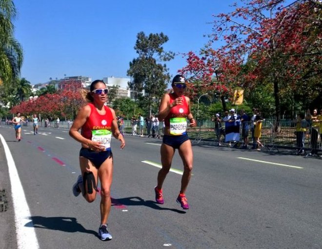 Maratonistas ecuatorianas llegaron a la meta en Río de Janeiro