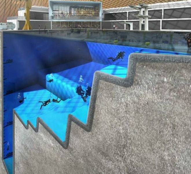 Cómo será la piscina más profunda del mundo