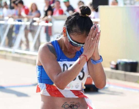 Rosa Chacha, atleta ecuatoriana.