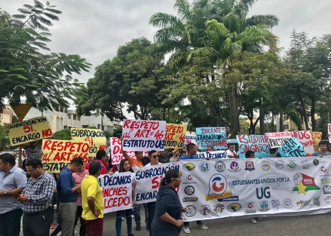 Consejo decide futuro de Universidad de Guayaquil