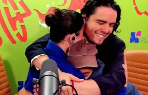 Gigi, Carolina y Adrián en el más reciente episodio de Si Somos.