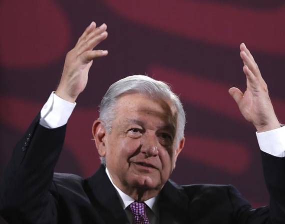 Imagen de Andrés Manuel López Obrador, este jueves 18 de abril.
