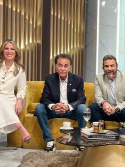 Dora West, Gaby Díaz, El Puma, Diego Spotorno, Santiago Naranjo y José Urrutia en una imagen de archivo.