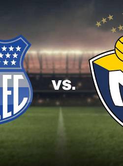 Emelec y El Nacional juegan este lunes.