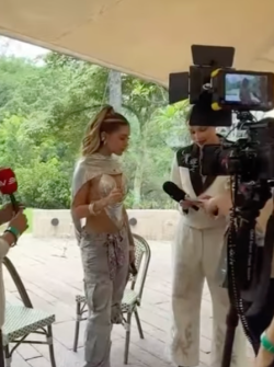 Leonardo Quezada junto a Andreina Bravo en una imagen de archivo.