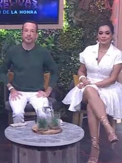 Gaby Díaz, Carlos Villacrés y Dora West en una imagen de archivo.