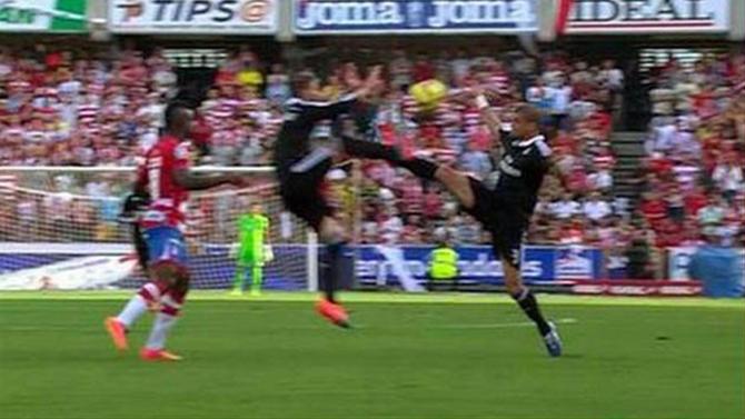 El choque karateka entre Ramos y Pepe